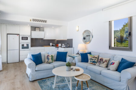 Bright Open Plan Living Room In 3 Bedroom Townhouse In Son Serra De Marina