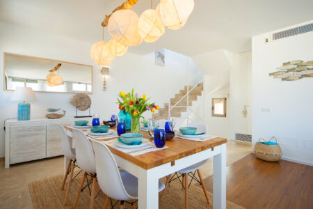 Dining Area Modern 3 Bedroom House Son Serra De Marina
