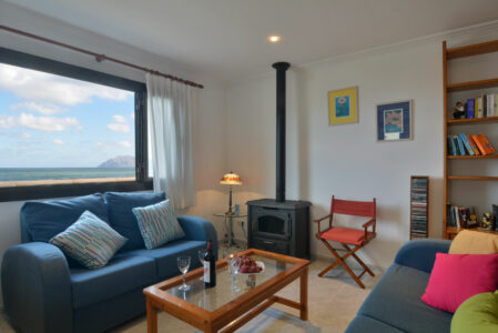 Living Room In Beachfront Apartment In Son Serra De Marina