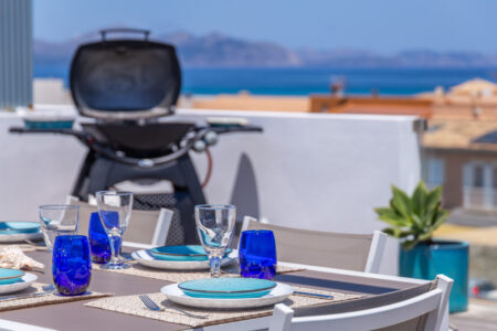 Outdoor Dining Area Terrace Modern 3 Bedroom House Son Serra De Marina