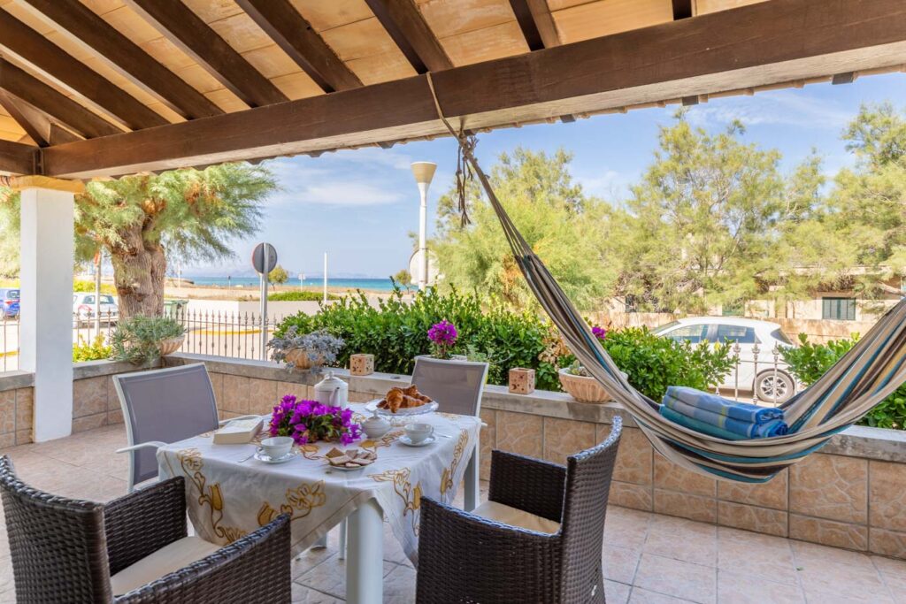 Porch In Detached House Near The Beach In Son Serra De Marina