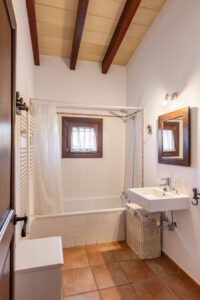 Second Full Bathroom In Tranquil Country Finca With Garden Pool And Workspace