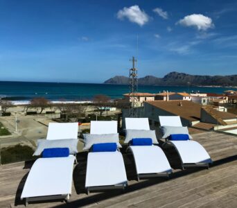 Sun Terrace Panoramic Sea Views Modern House Son Serra De Marina