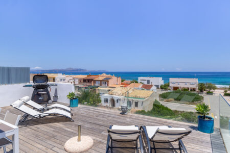 Sun Terrace Panoramic Sea Views Modern House Son Serra De Marina