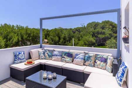Sun Terrace Panoramic Sea Views Modern House Son Serra De Marina