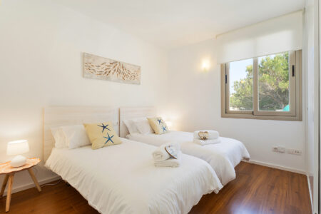 Third Bedroom Two Single Beds Modern 3 Bedroom House Son Serra De Marina