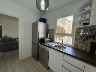 Kitchen In Two Bedroom Apartment In The Centre Of Palma