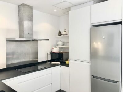 Kitchen In Two Bedroom Apartment With A Terrace In Palma Old Town