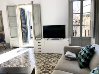 Living Area In Two Bedroom Apartment With A Terrace In Palma Old Town