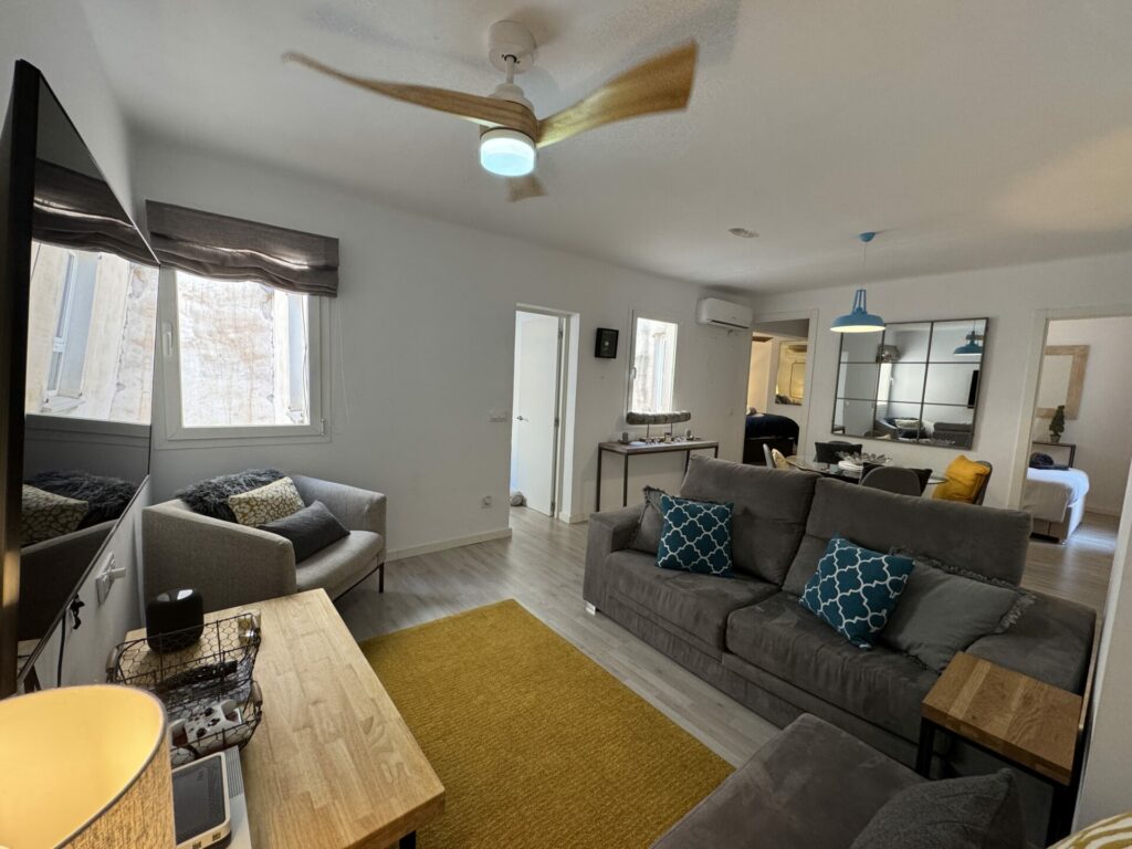 Livingroom In Two Bedroom Apartment In The Centre Of Palma