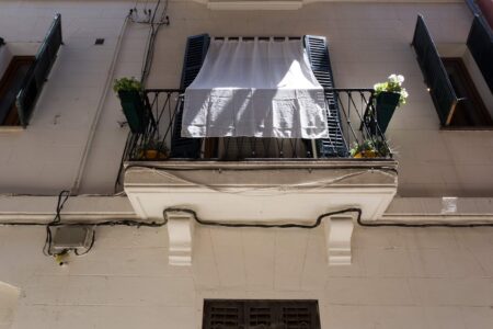 Balcony In One Bedroom Apartment In La Lonja With Community Terrace 1