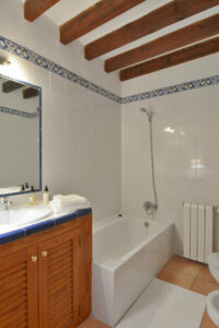 Bathroom At Sunny Two Bedroom Apartment With A Terrace In Palma Old Town