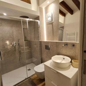 Bathroom In One Bedroom Apartment In La Lonja With Community Terrace