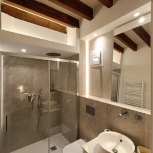 Bathroom In One Bedroom Apartment In La Lonja With Community Terrace