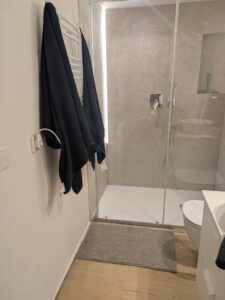Bathroom In One Bedroom Apartment In La Lonja With Community Terrace