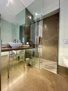 Bathroom In Two Bedroom Apartment With Patio In Palma Old Town