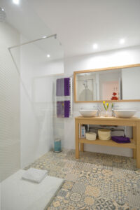 Bathrooms In Boutique Style Apartment In Santa Catalina