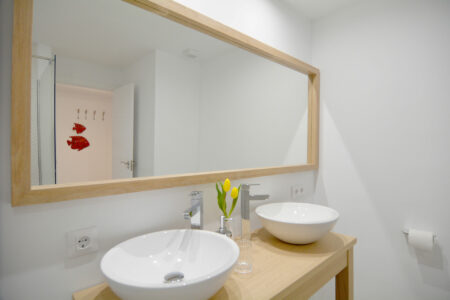 Bathrooms In Boutique Style Apartment In Santa Catalina