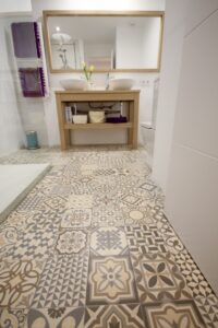 Bathrooms In Boutique Style Apartment In Santa Catalina