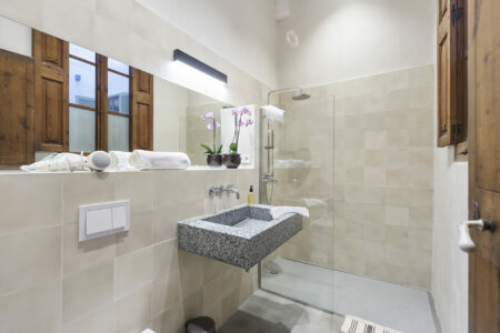 Bathrooms In Two Bedroom Apartment With Patio In Palma Old Town