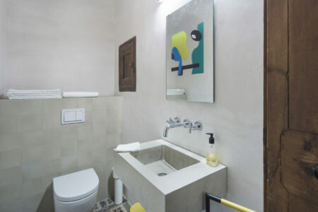 Bathrooms In Two Bedroom Apartment With Patio In Palma Old Town