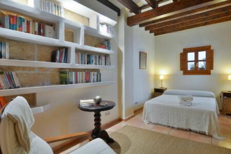 Bedroom At Sunny Two Bedroom Apartment With A Terrace In Palma Old Town