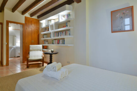 Bedroom At Sunny Two Bedroom Apartment With A Terrace In Palma Old Town