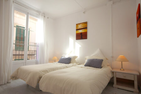 Bedroom In Three Bedroom Loft Apartment In Palma Old Town
