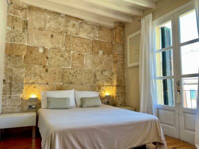Bedroom In Two Bedroom Apartment With Patio In Palma Old Town