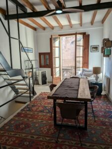 Desk In Townhouse With A Private Terrace In Palma