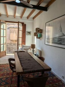 Desk In Townhouse With A Private Terrace In Palma