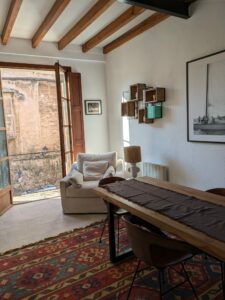 Desk In Townhouse With A Private Terrace In Palma