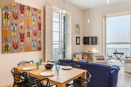 Dining Area In Beautiful Two Bedroom Loft In Palma Old Town