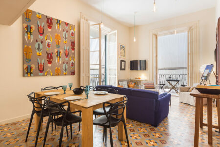 Dining Area In Beautiful Two Bedroom Loft In Palma Old Town