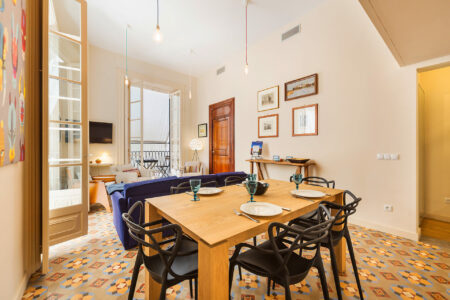 Dining Area In Beautiful Two Bedroom Loft In Palma Old Town