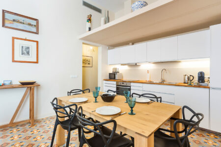Dining Area In Beautiful Two Bedroom Loft In Palma Old Town
