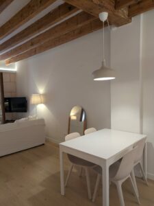 Dining Area In One Bedroom Apartment In La Lonja With Community Terrace