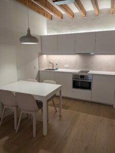 Dining Area In One Bedroom Apartment In La Lonja With Community Terrace