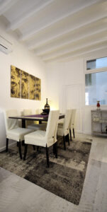 Dining Area In Three Bedroom Loft Apartment In Palma Old Town