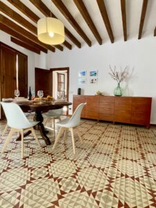 Dining Area In Two Bedroom Apartment With 5 Balconies