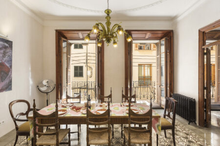Dining Area In Two Bedroom Apartment With Patio In Palma Old Town 1