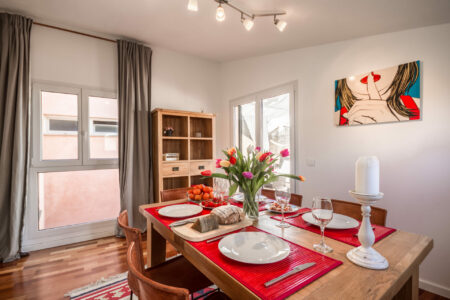 Dining Room In Elegant Penthouse With Terrace And Lift In Palma Old Town