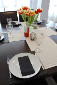 Dining Table In Boutique Style Apartment In Santa Catalina