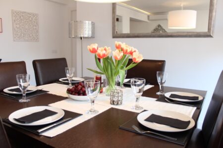 Dining Table In Boutique Style Apartment In Santa Catalina