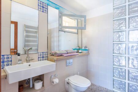 Frontline Villa In Capdepera Bathrooms