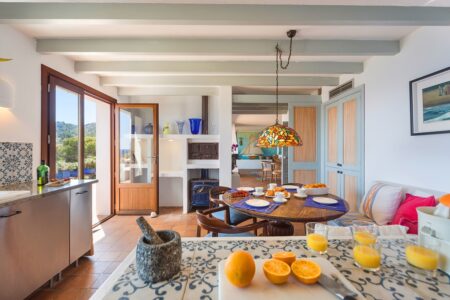 Frontline Villa In Capdepera Kitchen
