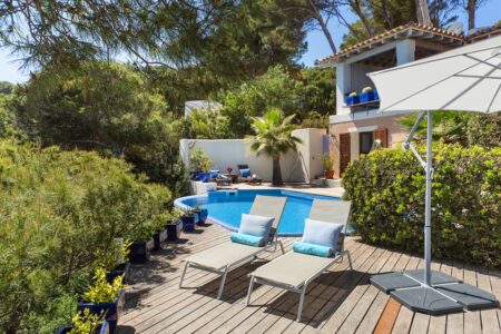 Frontline Villa In Capdepera Swimming Pool