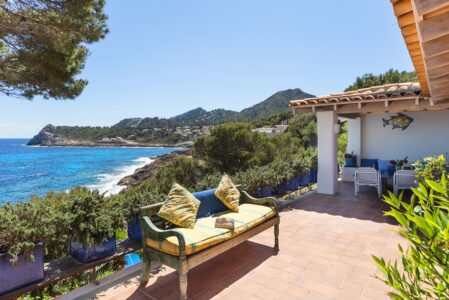 Frontline Villa In Capdepera Terrace