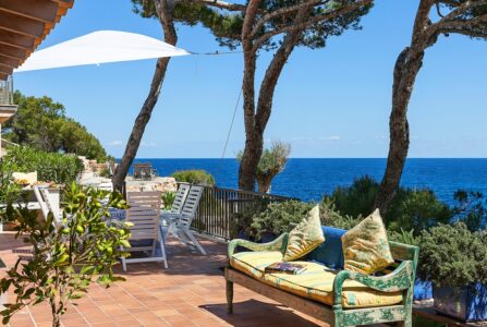 Frontline Villa In Capdepera Terrace