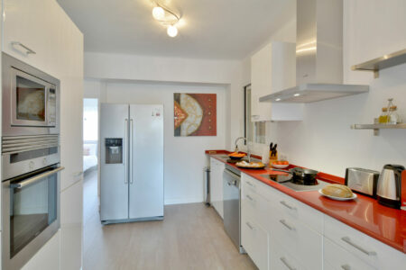 Kitchen In Boutique Style Apartment In Santa Catalina